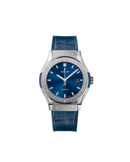 Classic Fusion Titanium 42mm Blue Dial Mens Watch 542.NX.7170.LR
